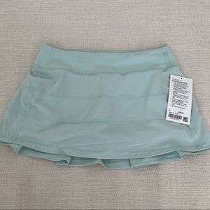 Lululemon Pace Rival skirt delicate mint sz 6 in 13”